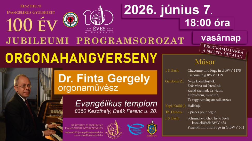 Finta Gergely Koncert -Keszthely Evangélikus